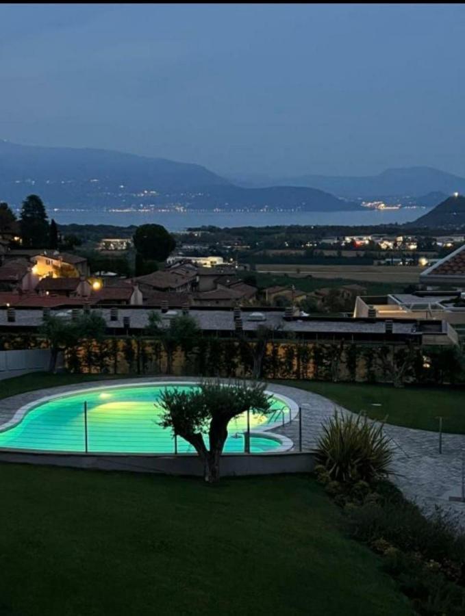 Bilocale In Residence Vista Lago Con Piscina Polpenazze del Garda Extérieur photo